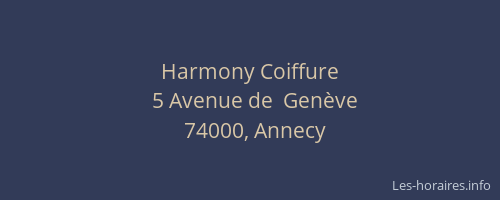Harmony Coiffure