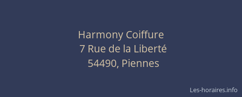 Harmony Coiffure