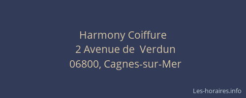 Harmony Coiffure