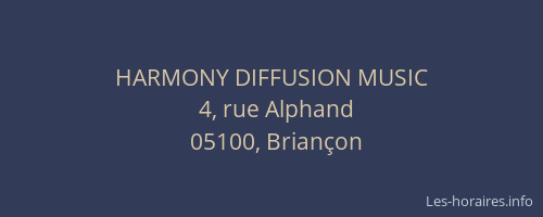 HARMONY DIFFUSION MUSIC