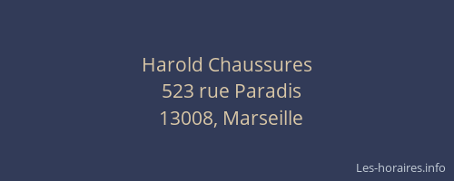 Harold Chaussures