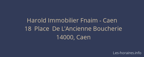 Harold Immobilier Fnaim - Caen