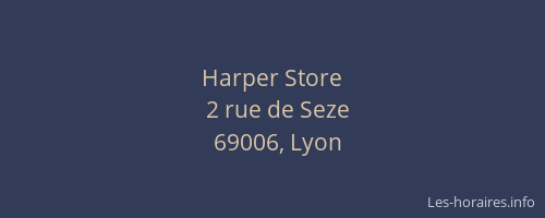 Harper Store