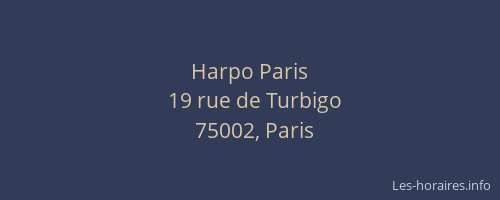 Harpo Paris