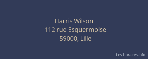 Harris Wilson