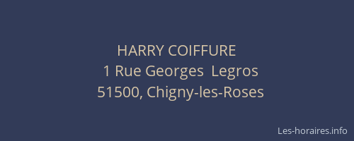HARRY COIFFURE