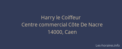 Harry le Coiffeur