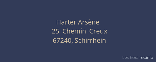 Harter Arsène