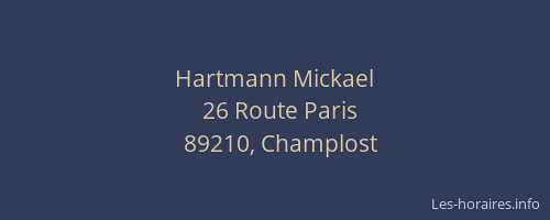 Hartmann Mickael