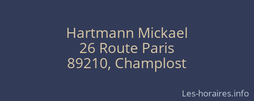Hartmann Mickael