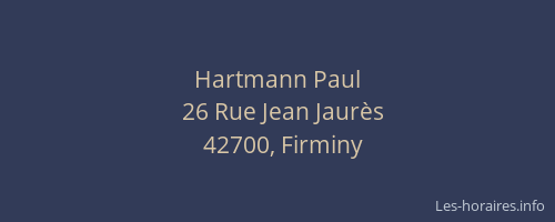 Hartmann Paul