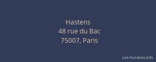 Hastens