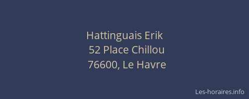 Hattinguais Erik