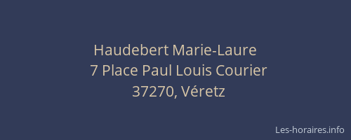 Haudebert Marie-Laure