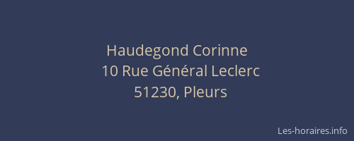 Haudegond Corinne