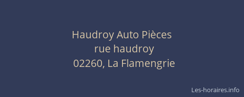 Haudroy Auto Pièces