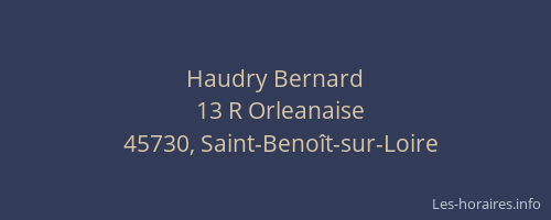 Haudry Bernard