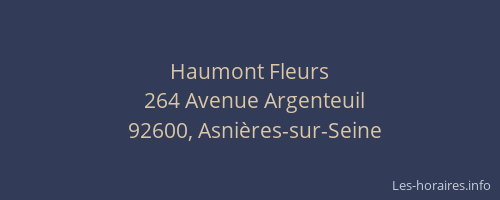 Haumont Fleurs