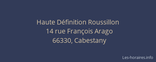 Haute Définition Roussillon