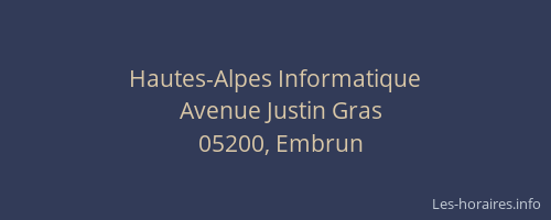 Hautes-Alpes Informatique