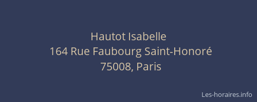 Hautot Isabelle