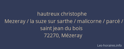 hautreux christophe