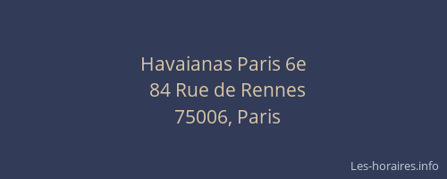 Havaianas Paris 6e