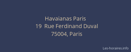 Havaianas Paris