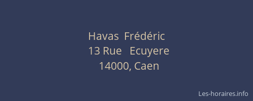 Havas  Frédéric
