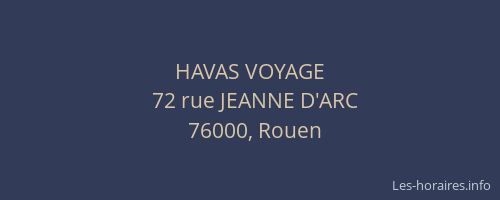 HAVAS VOYAGE