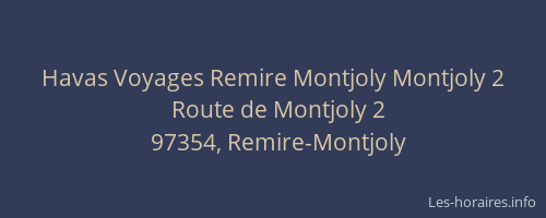 Havas Voyages Remire Montjoly Montjoly 2
