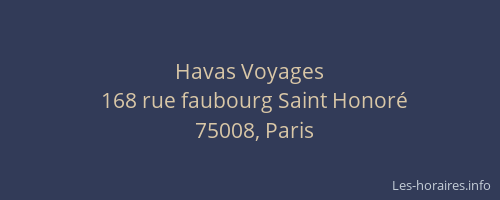 Havas Voyages