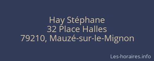 Hay Stéphane