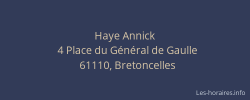Haye Annick