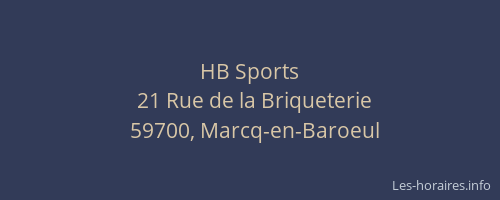 HB Sports