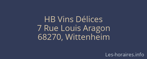 HB Vins Délices