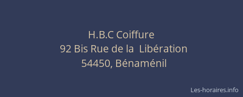 H.B.C Coiffure