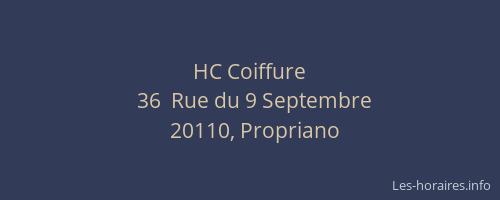 HC Coiffure
