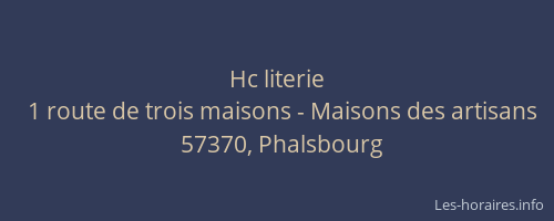 Hc literie