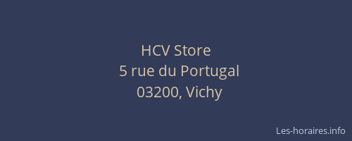 HCV Store