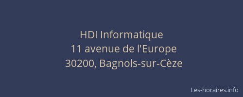 HDI Informatique