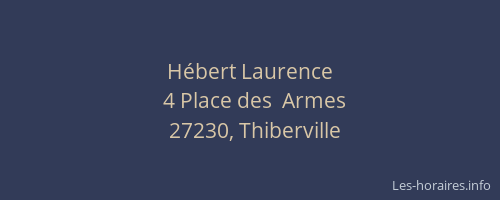 H&eacute;bert Laurence