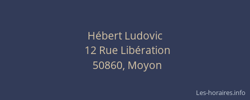 H&eacute;bert Ludovic
