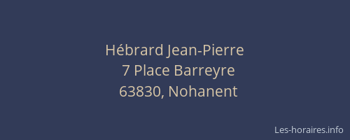 Hébrard Jean-Pierre