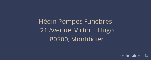 H&eacute;din Pompes Fun&egrave;bres