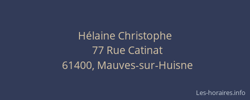 Hélaine Christophe