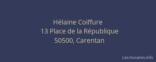 Hélaine Coiffure