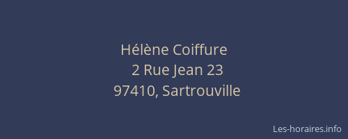 H&eacute;l&egrave;ne Coiffure