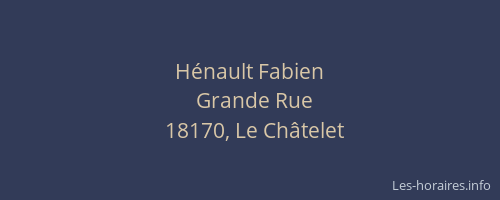 H&eacute;nault Fabien