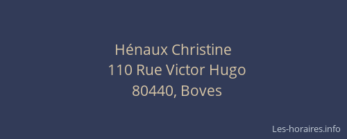 H&eacute;naux Christine